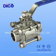 1000wog 3PC Butt Weld Ball Valve